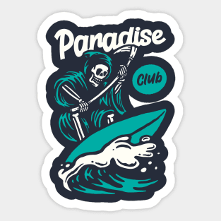 Skeleton Paradise Sticker